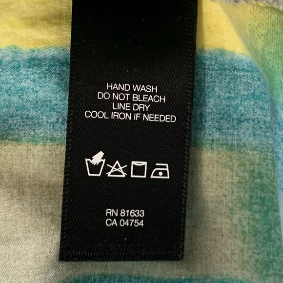 Kenneth Cole Colorful Abstract Print Mixed Media T-Shirt Dress Sz XS #303J - Picture 7 of 8